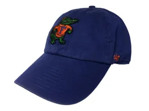 Florida Gators 47 Brand Royal Blue Vintage Clean Up Adj. Strap Slouch Hat Cap