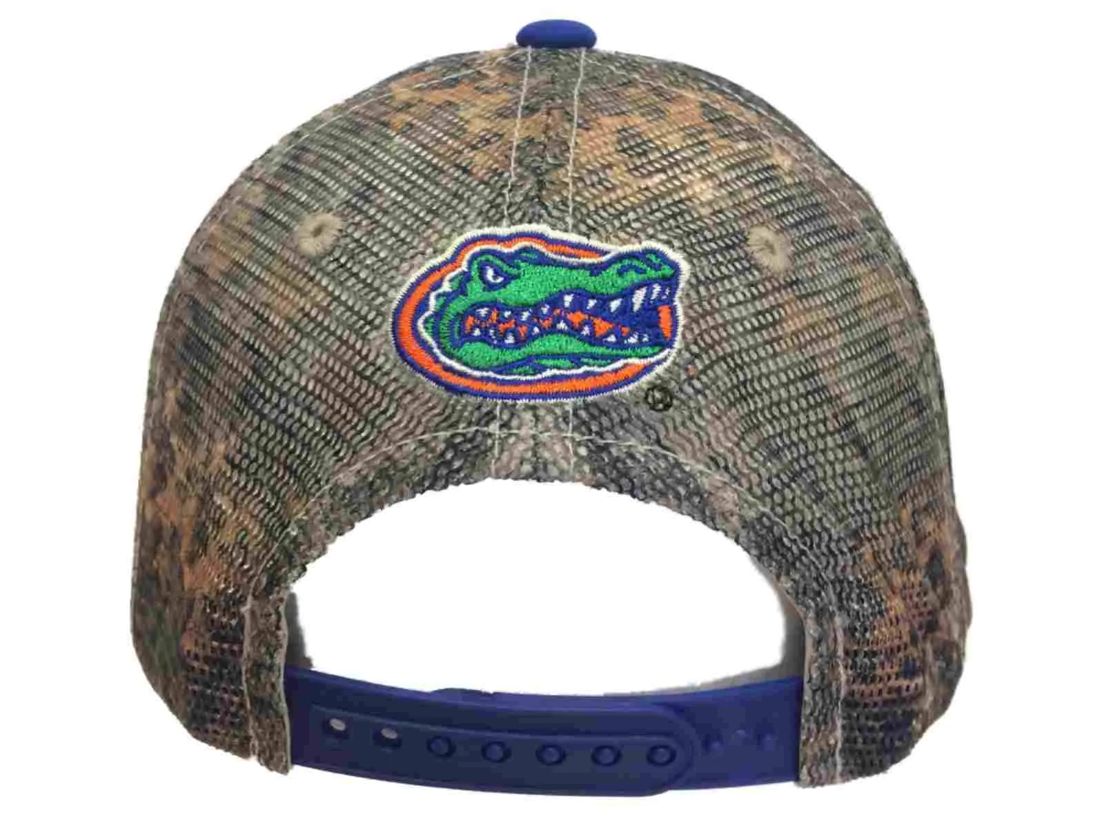 Florida Gators TOW Blue Camo Mesh Trophy Adjustable Snapback Hat Cap