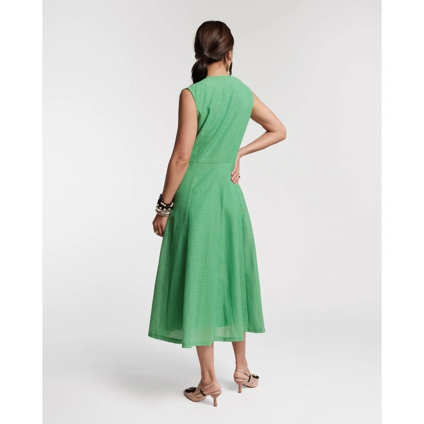 Frances Valentine Peggy Dress Set Cotton Green