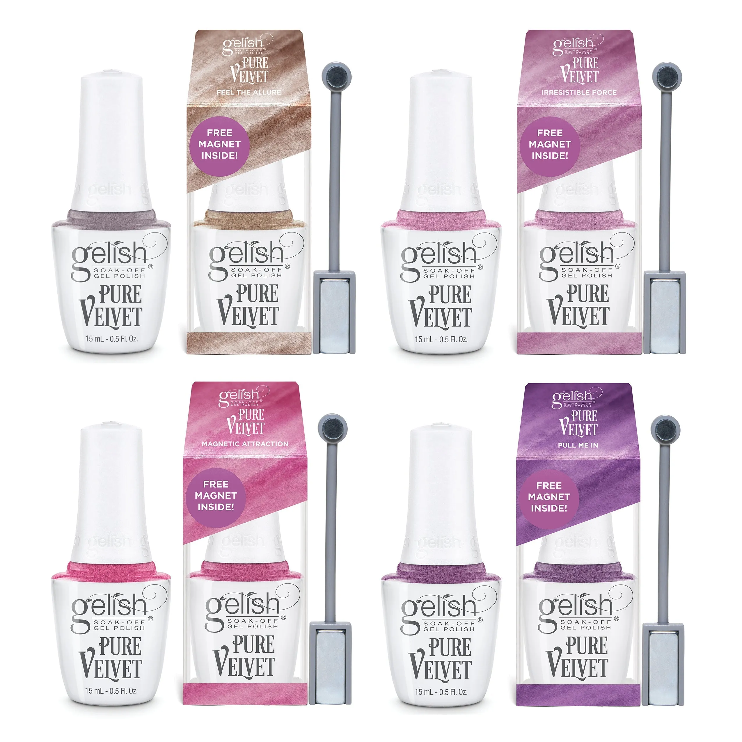 Gelish - Pure Velvet Magnet Gel Collection