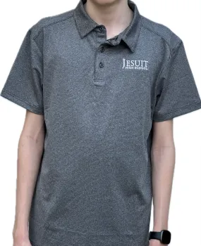 Heather Charcoal Reflex Polo