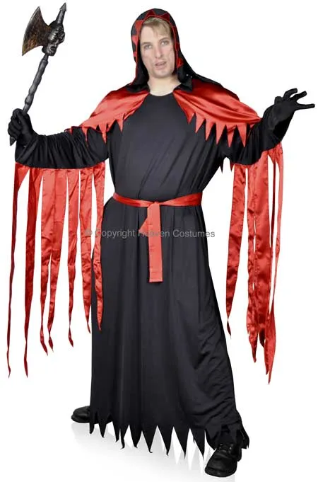 Horror Master Robe Mens Plus Size Halloween Costume