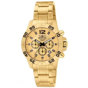 Invicta Men's Specialty Chronograph Gold Plated Stainless Steel Watch 1503