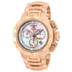 Invicta Women's Subaqua Chronograph 500m Rose Gold Stainless Steel Watch 17225