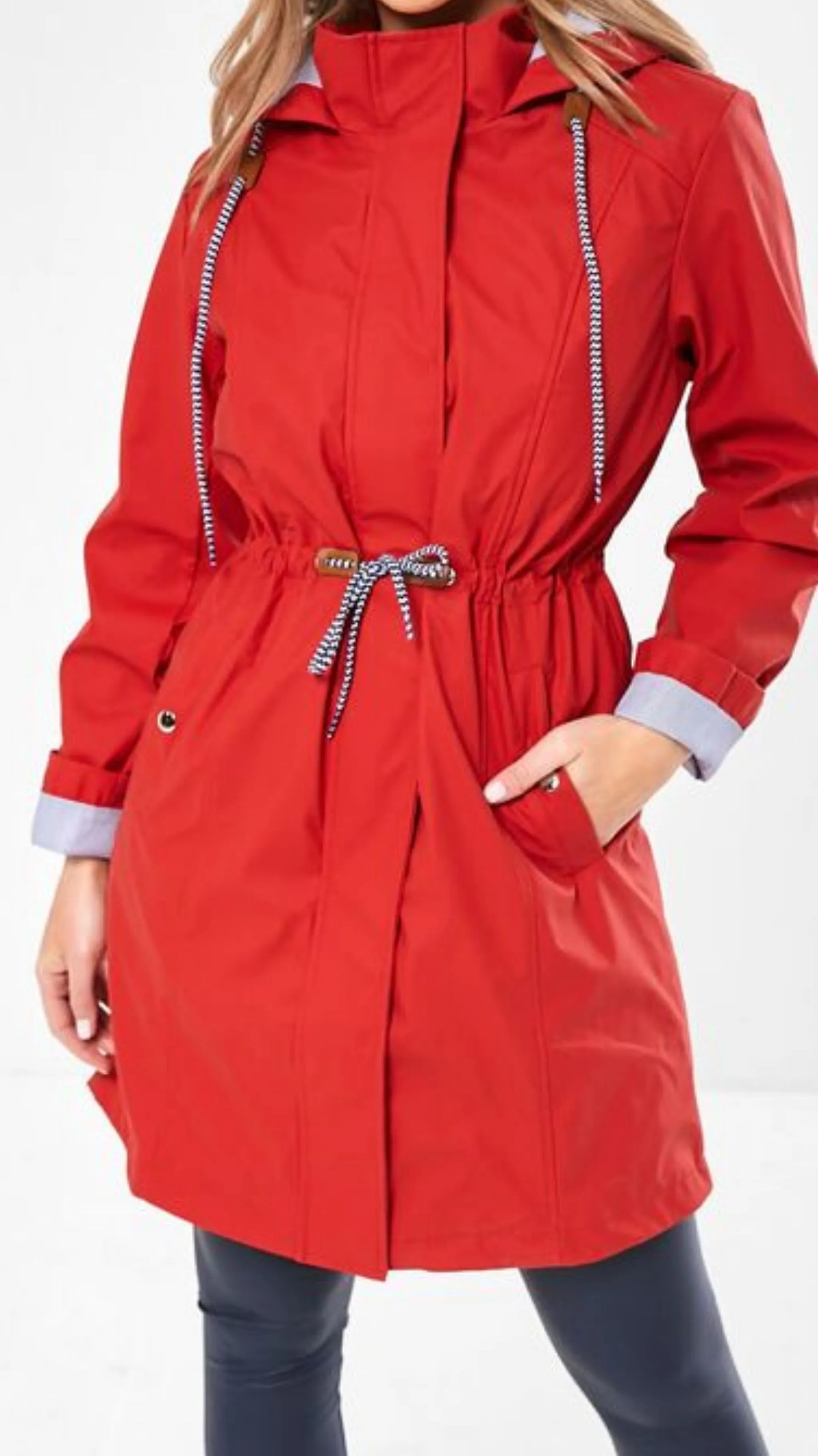 Jenny Red Raincoat