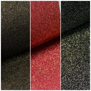 Jersey Stretch Shimmer Metallic Ribbed Dress Fabric 55" Wide Mtex M836