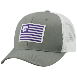 Kansas State Wildcats TOW Gray "Brave" Mesh Structured Adj. Hat Cap