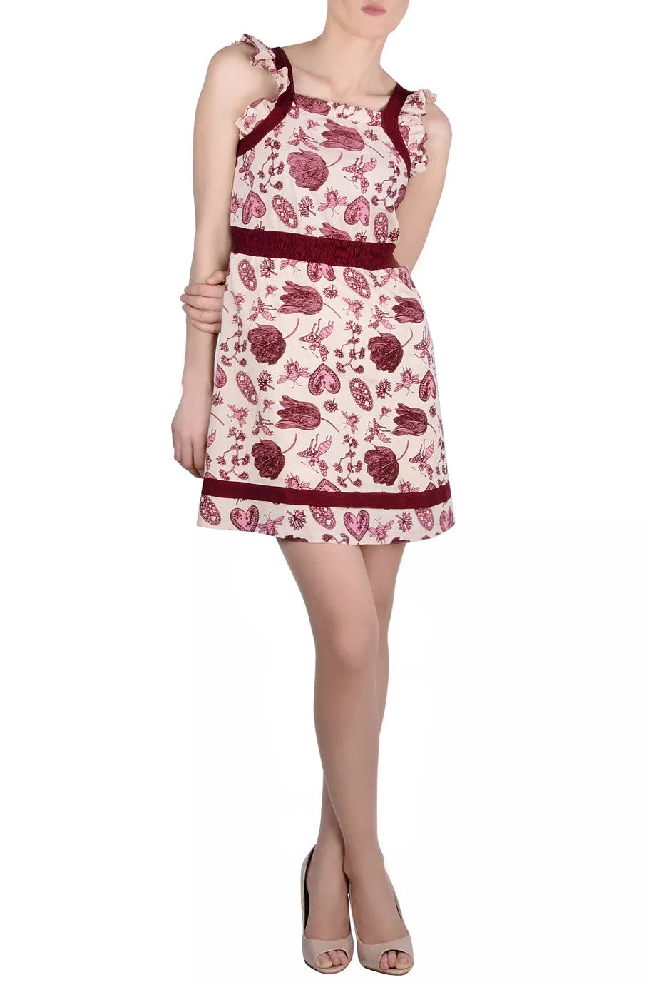 KELANG Bordeaux Dress