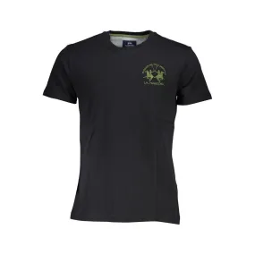 La Martina Elegant Crew Neck Embroidered Tee