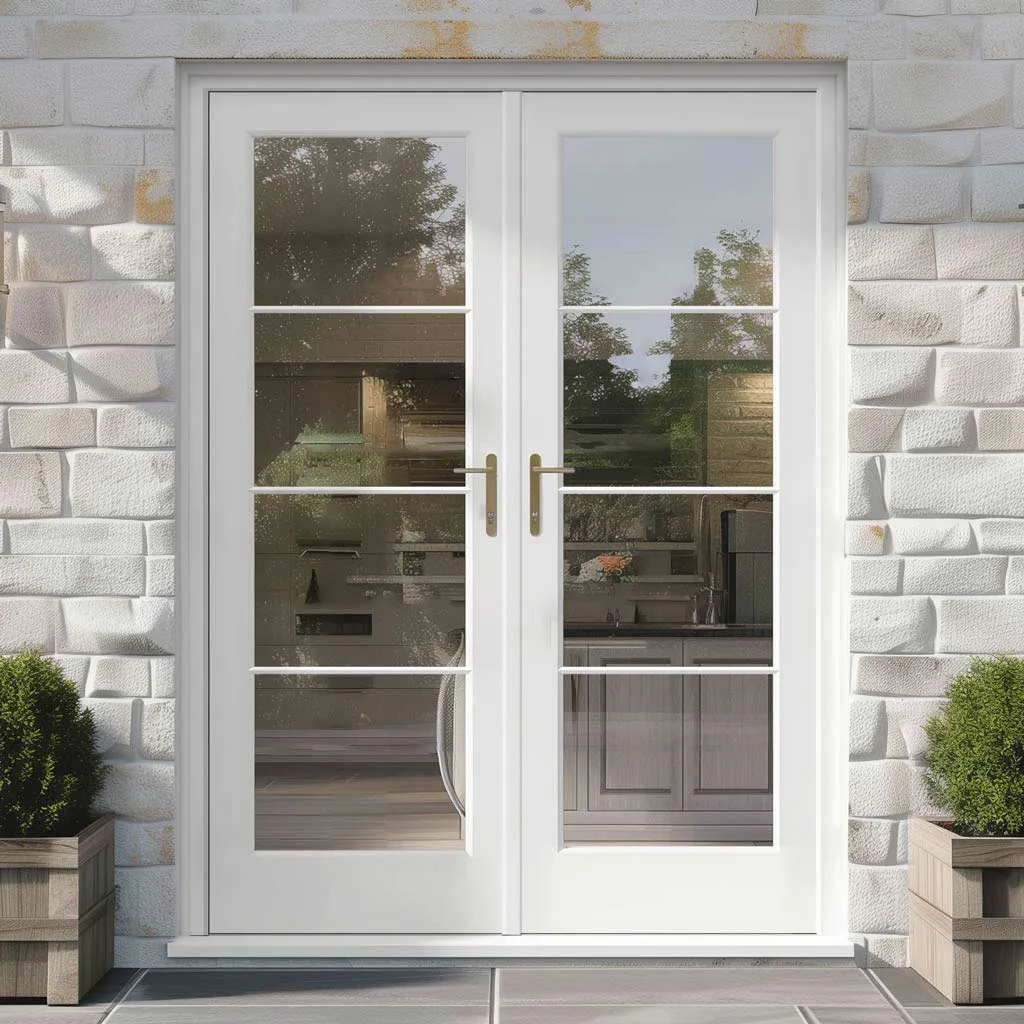 Made to Measure External Birkdale Heritage French Doors - 57mm Thick, Six Colour Options - Double Glazing