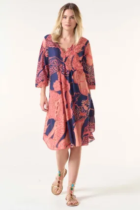 Middy Poppy Dress in Portofino