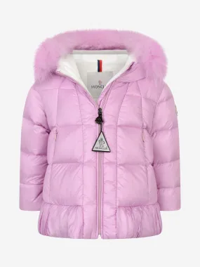 Moncler Enfant Baby Girls Down Padded Verney Coat