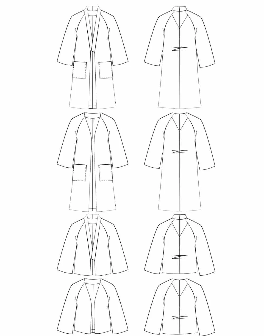 Nage Libre Jacket Sewing Pattern, Maison Fauve