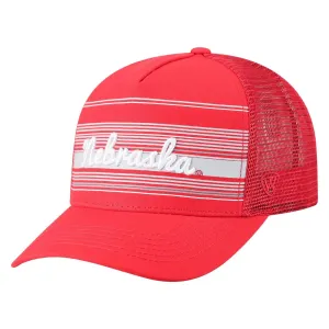 Nebraska Cornhuskers TOW Red "2Iron" Structured Mesh Adj. Hat Cap