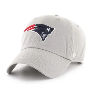 New England Patriots 47 Brand Gray Clean Up Adj. Slouch Hat Cap