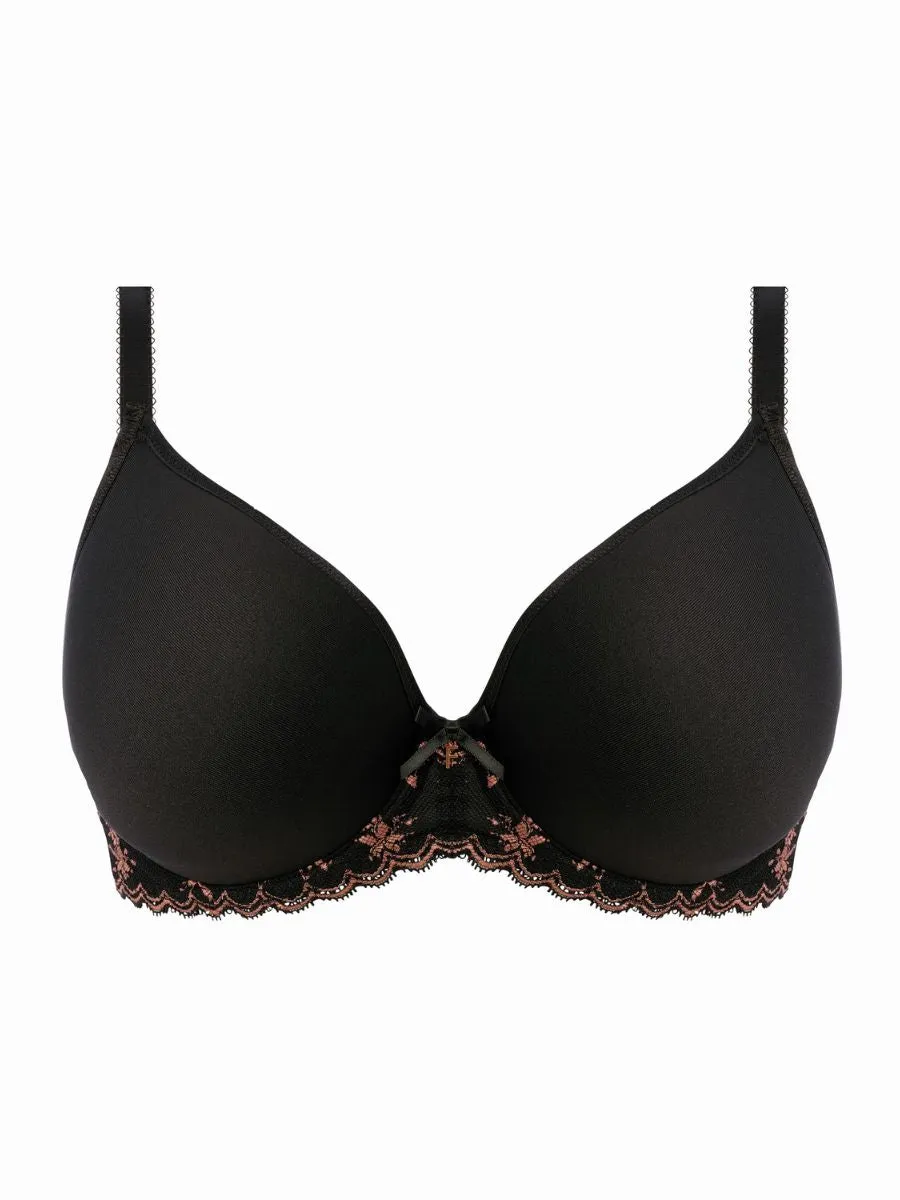 Offbeat Decadence Spacer Bra - Black