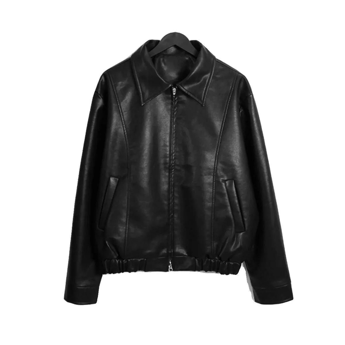 OH Two-End Zippers PU Leather Jacket