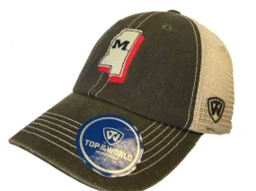 Ole Miss Rebels TOW Gray United Mesh Adjustable Snapback Slouch Hat Cap