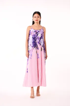 Olivia Floral Slip Dress - Pink