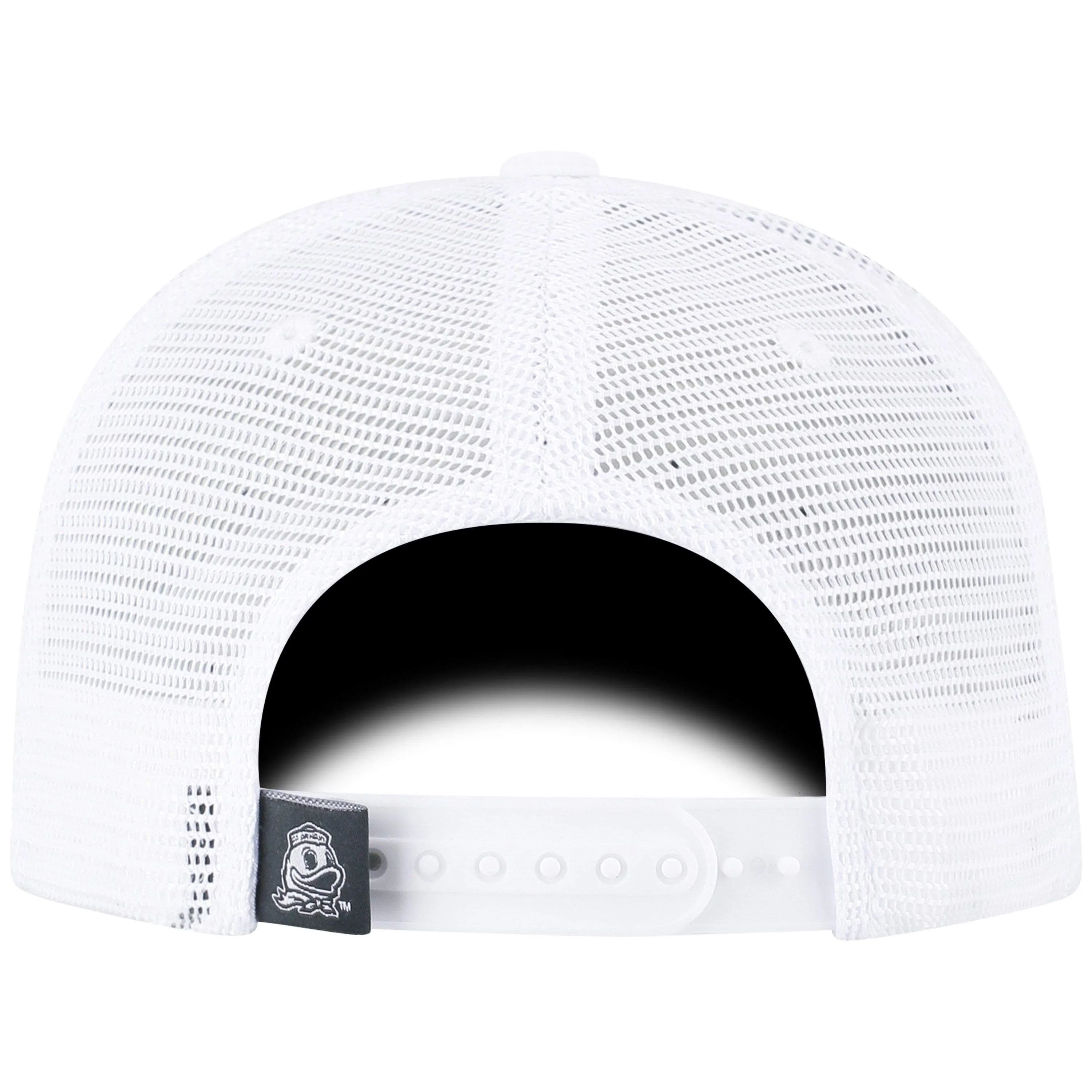 Oregon Ducks TOW White "36th Ave" Mesh Adj. Snapback Hat Cap