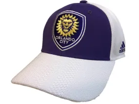 Orlando City SC Adidas Two-Tone Authentic Structured Mesh Snapback Hat Cap