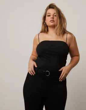 Plus Size Cropped Tank Top