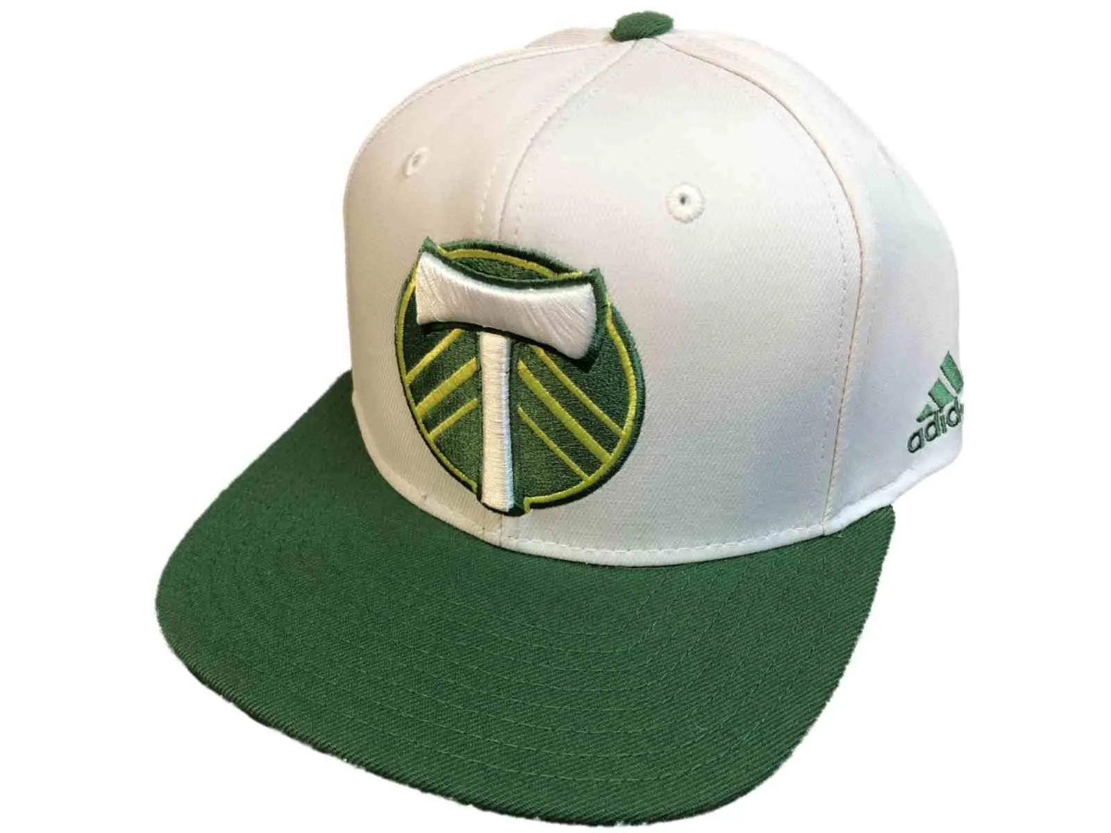 Portland Timbers SC Adidas Two-Tone Structured Snapback Flat Bill Hat Cap