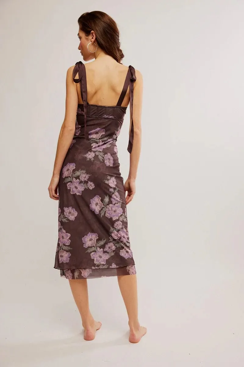 Printed Got Glam Slip Dress