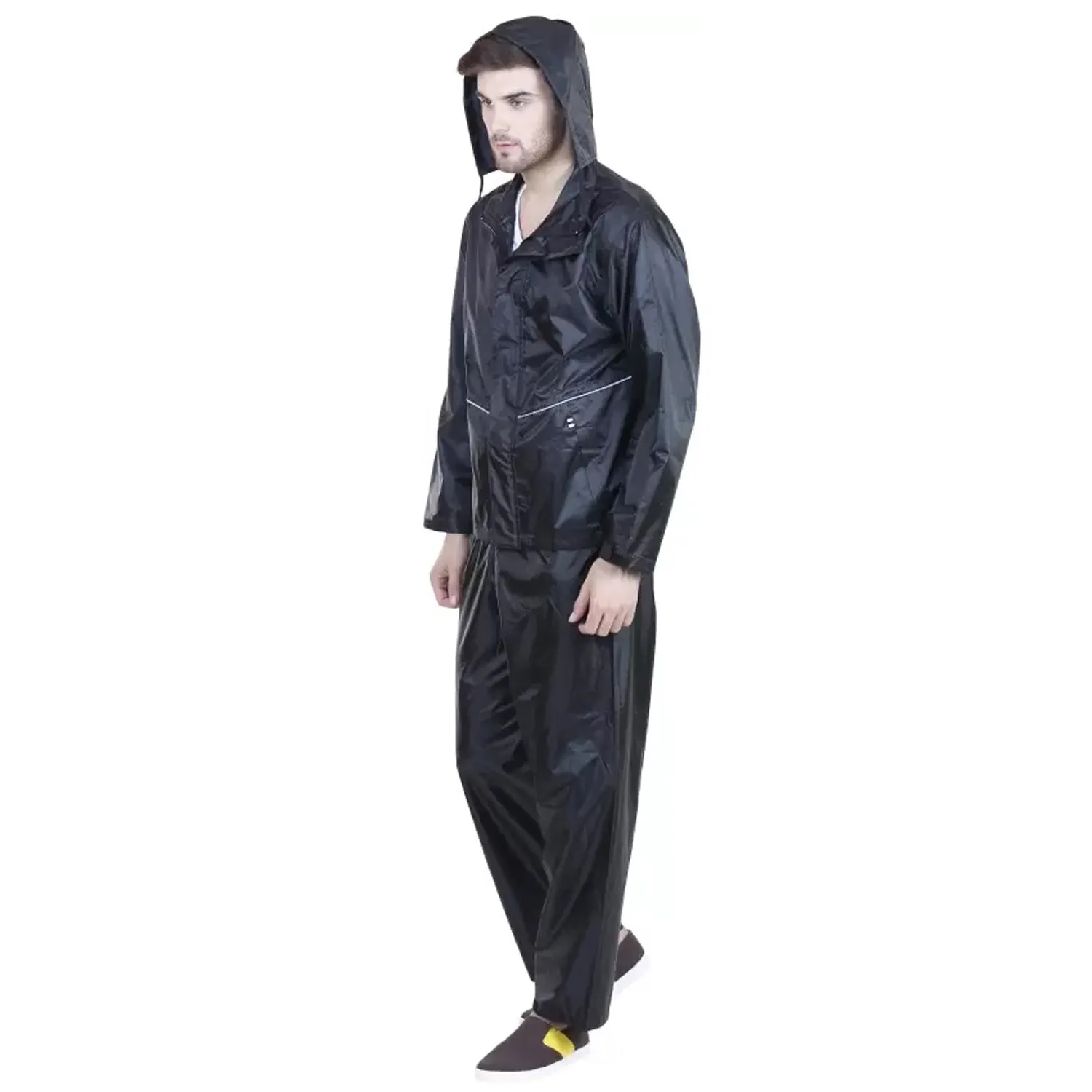 Prokick Sky Rider Rain Suit (Waterproof Jacket with Hood, Pant and Carrying Pouch)