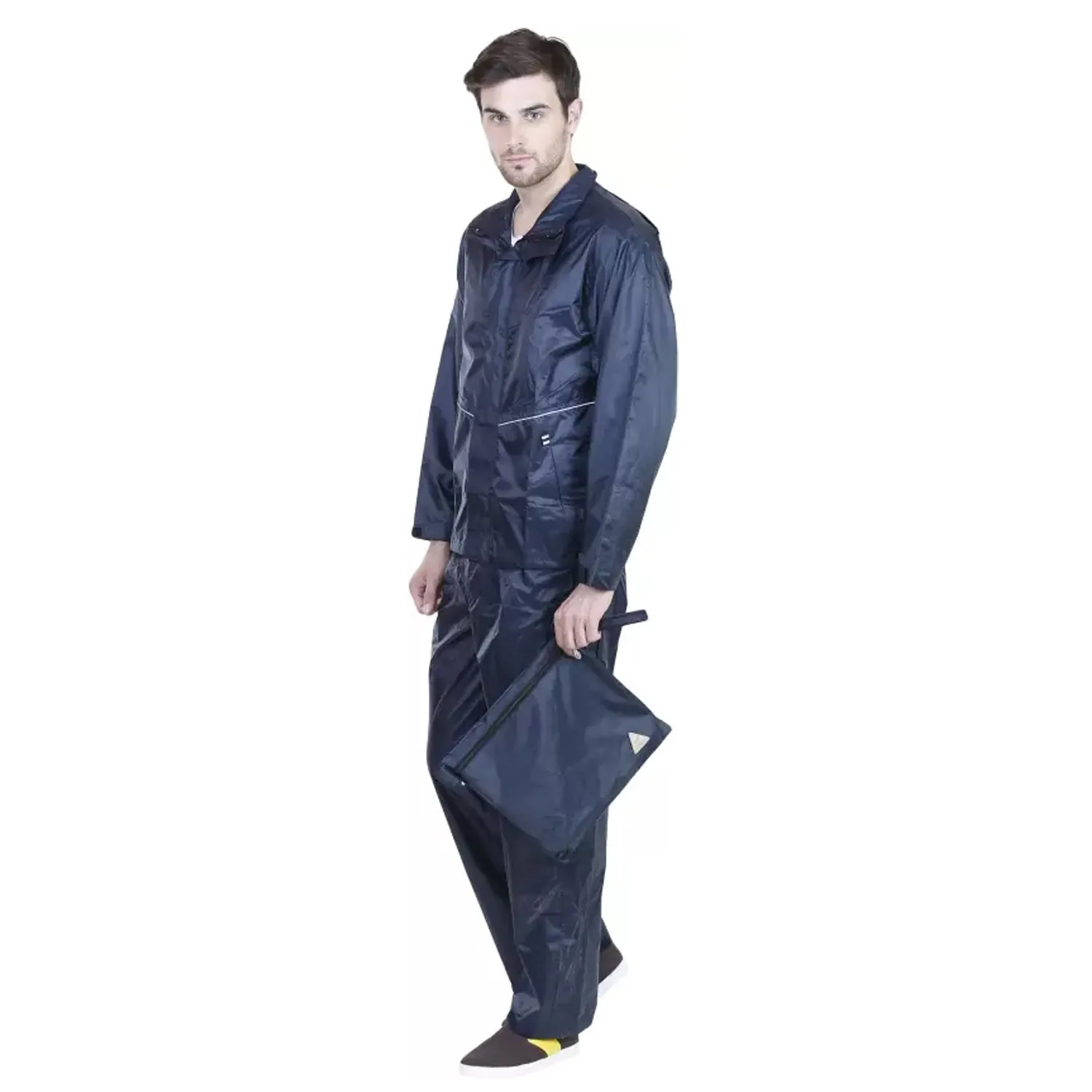 Prokick Sky Rider Rain Suit (Waterproof Jacket with Hood, Pant and Carrying Pouch)