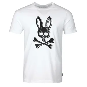 Psycho Bunny Serge Graphic T Shirt in White