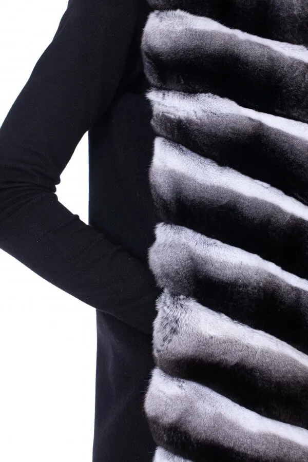 Real Chinchilla Fur Gilet