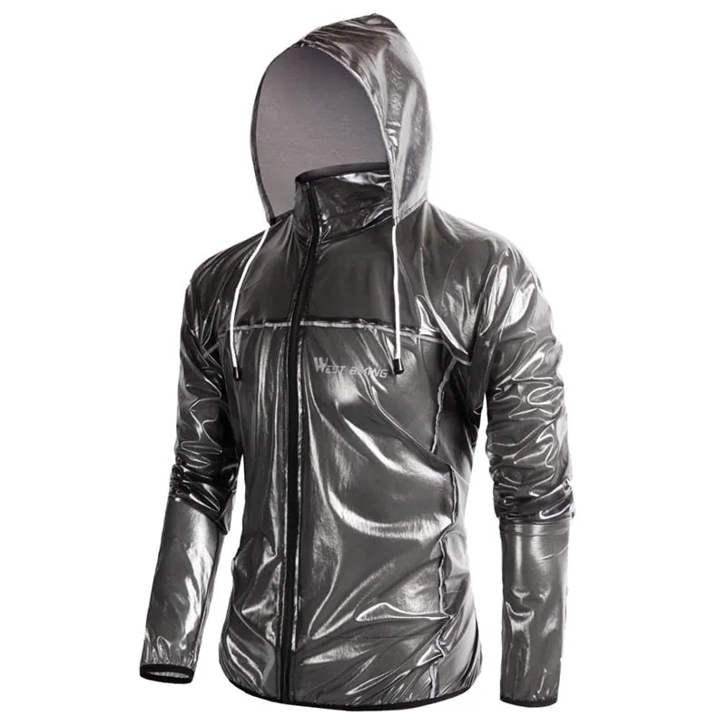 Reflective Cycling Raincoat Windproof Waterproof Windbreaker Bike Jersey Mountain Road Bicycle Bike Cycling Raincoat