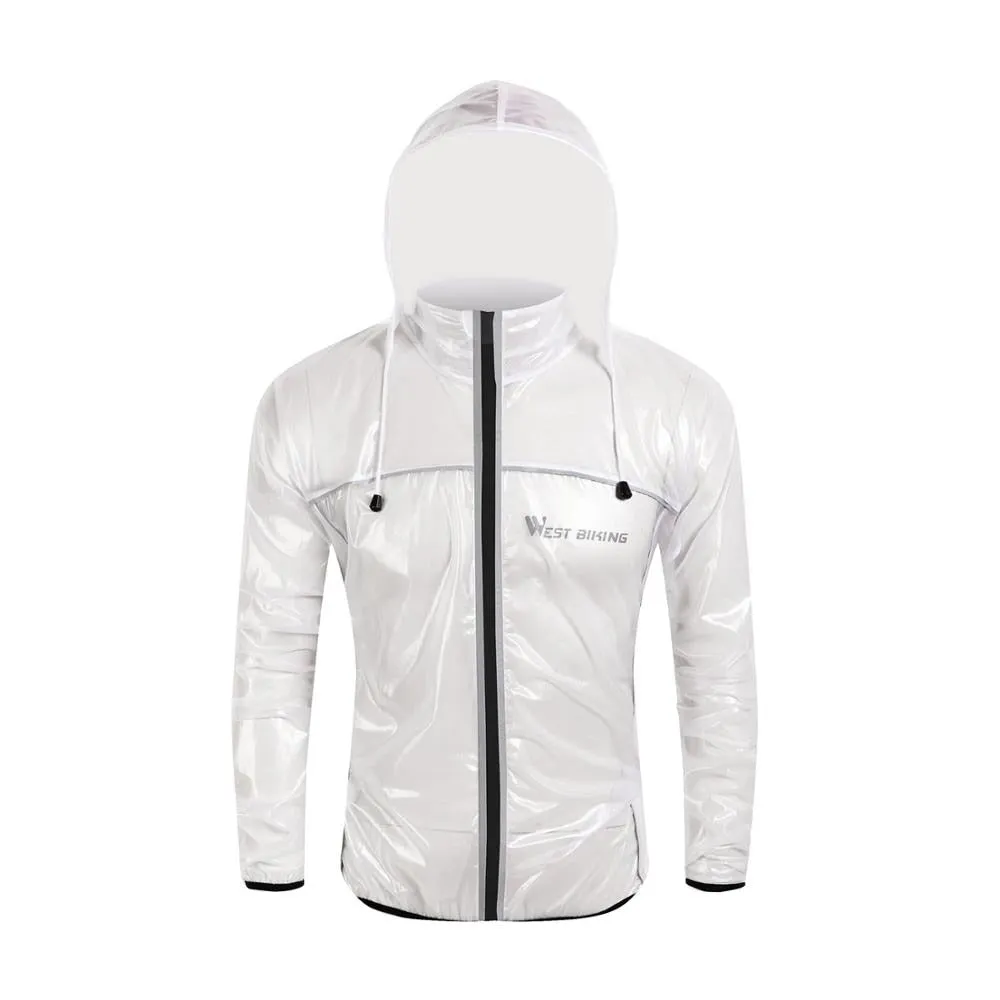 Reflective Cycling Raincoat Windproof Waterproof Windbreaker Bike Jersey Mountain Road Bicycle Bike Cycling Raincoat