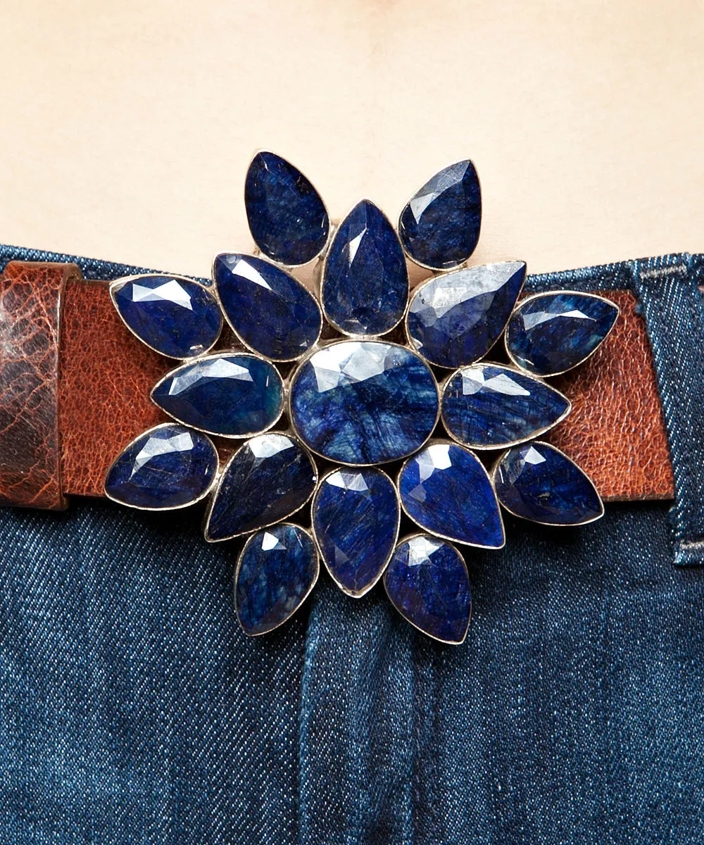 SAPPHIRE TWILIGHT BELT BUCKLE