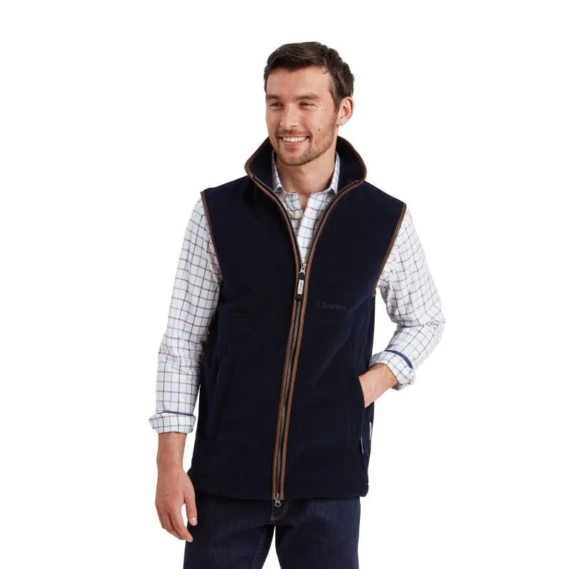 Schoffel Oakham Fleece Gilet - Navy