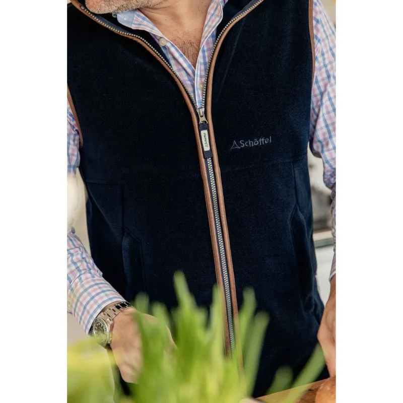 Schoffel Oakham Fleece Gilet - Navy