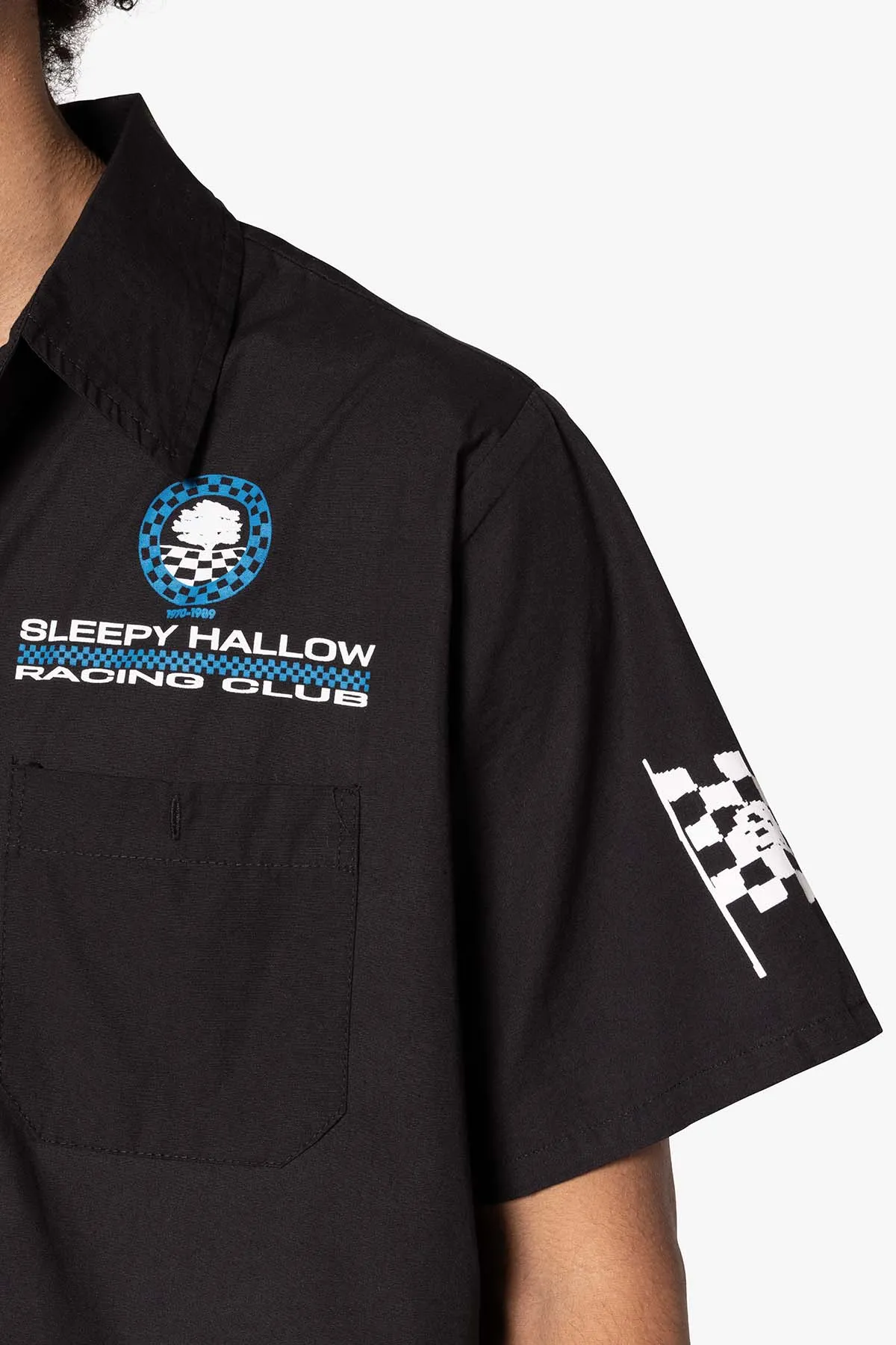 SHRC Pit Crew Cropped Shirt - Black