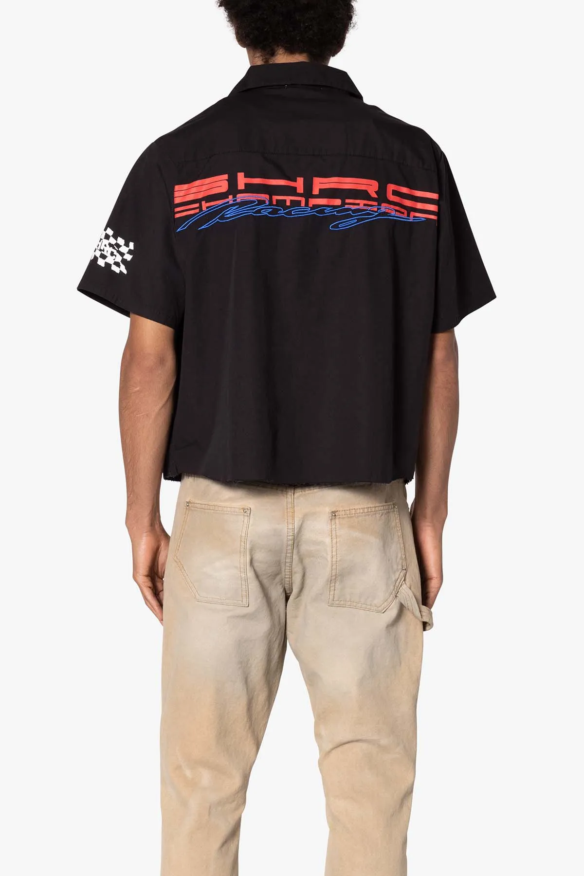 SHRC Pit Crew Cropped Shirt - Black