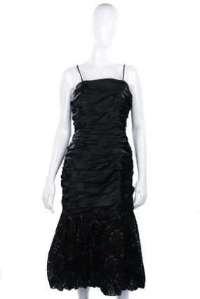 Stunning Mariann Ross black cocktail dress