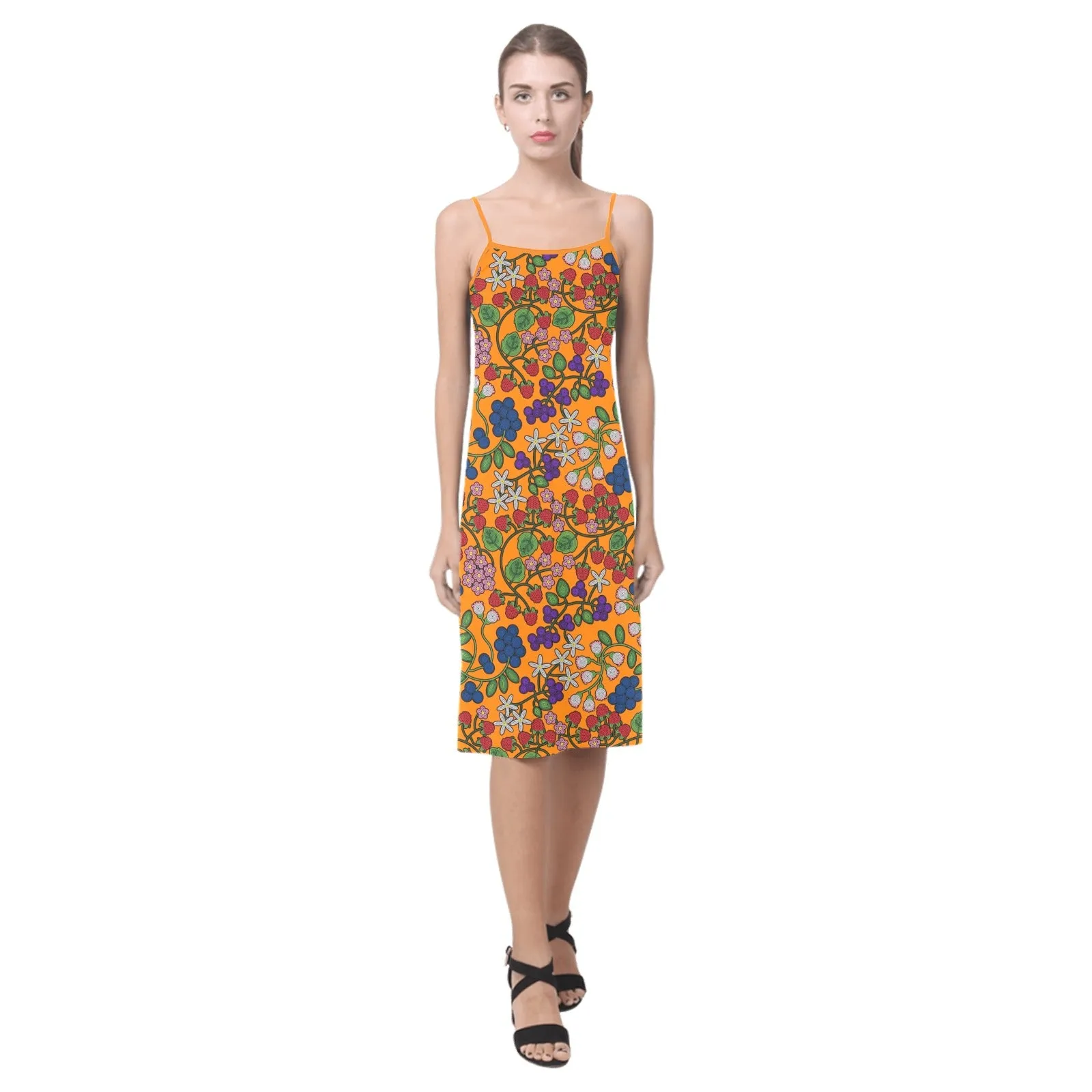 Takwakin Harvest Carrot Alcestis Slip Dress