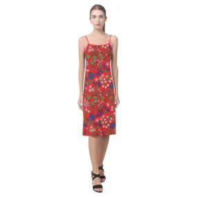 Takwakin Harvest Fire Alcestis Slip Dress