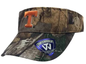 Tennessee Volunteers TOW Realtree Xtra Camo Adjustable Golf Visor Hat Cap