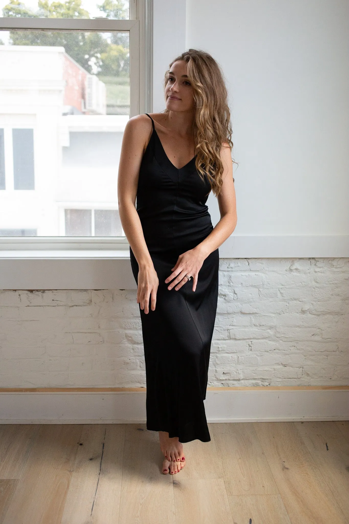 The Raven Slip Dress