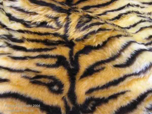 Tiger - Novelty Print Faux Fur