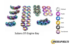 Titanium Engine Bay Dress-Up Bolt Kit 2008-2014 WRX/STI