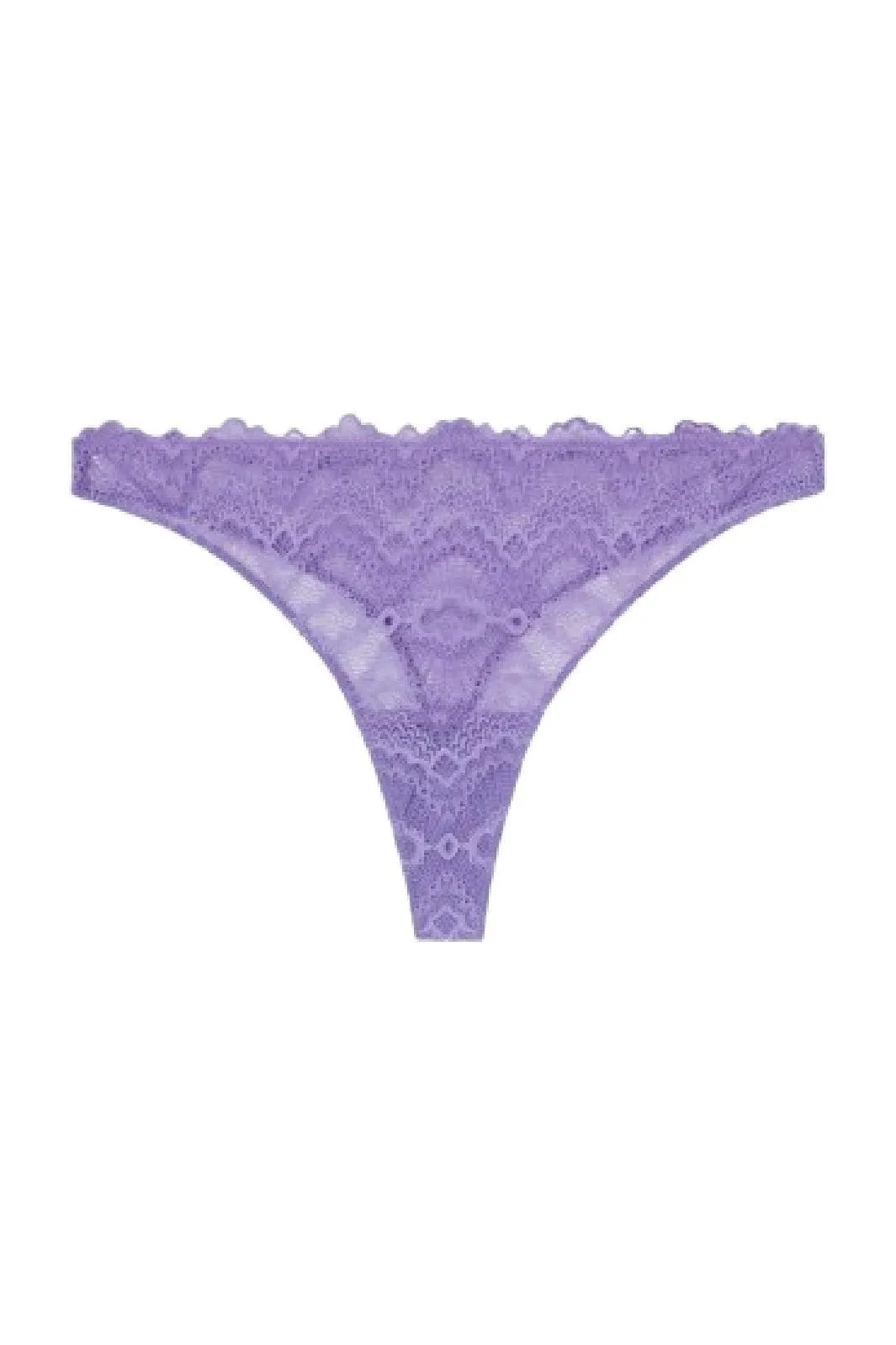 Understatement Underwear - Lace Thong - Electric Lilac