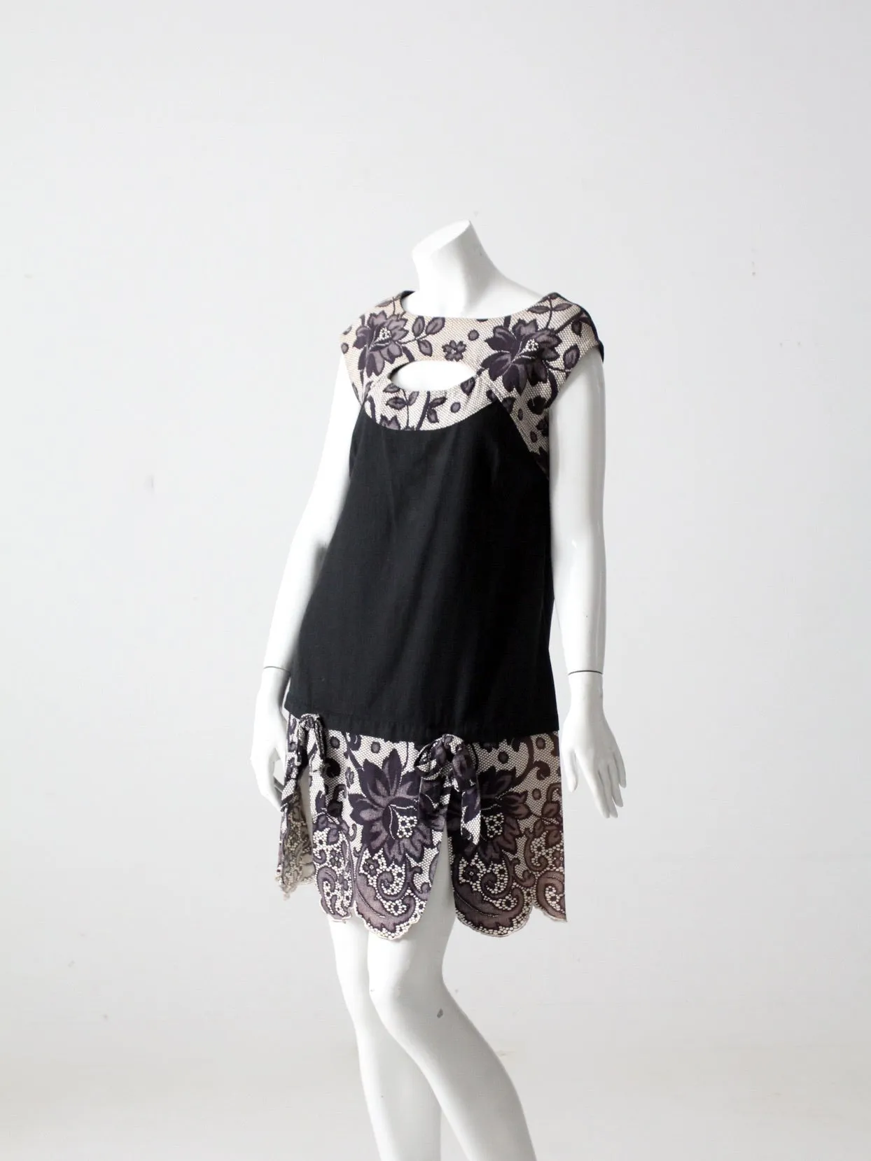 vintage black lace dress