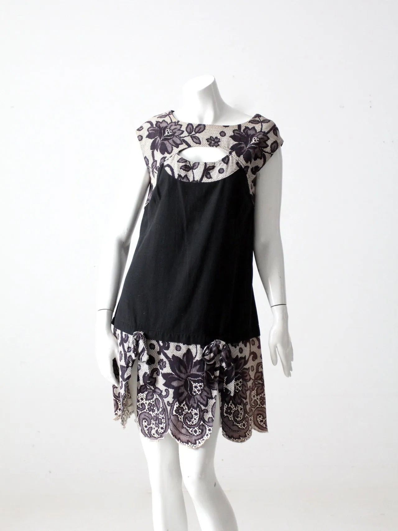 vintage black lace dress