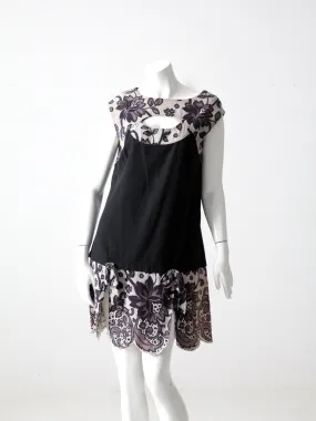 vintage black lace dress